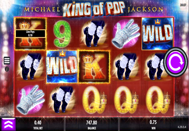 Michael Jackson - King of Pop Slot screenshot